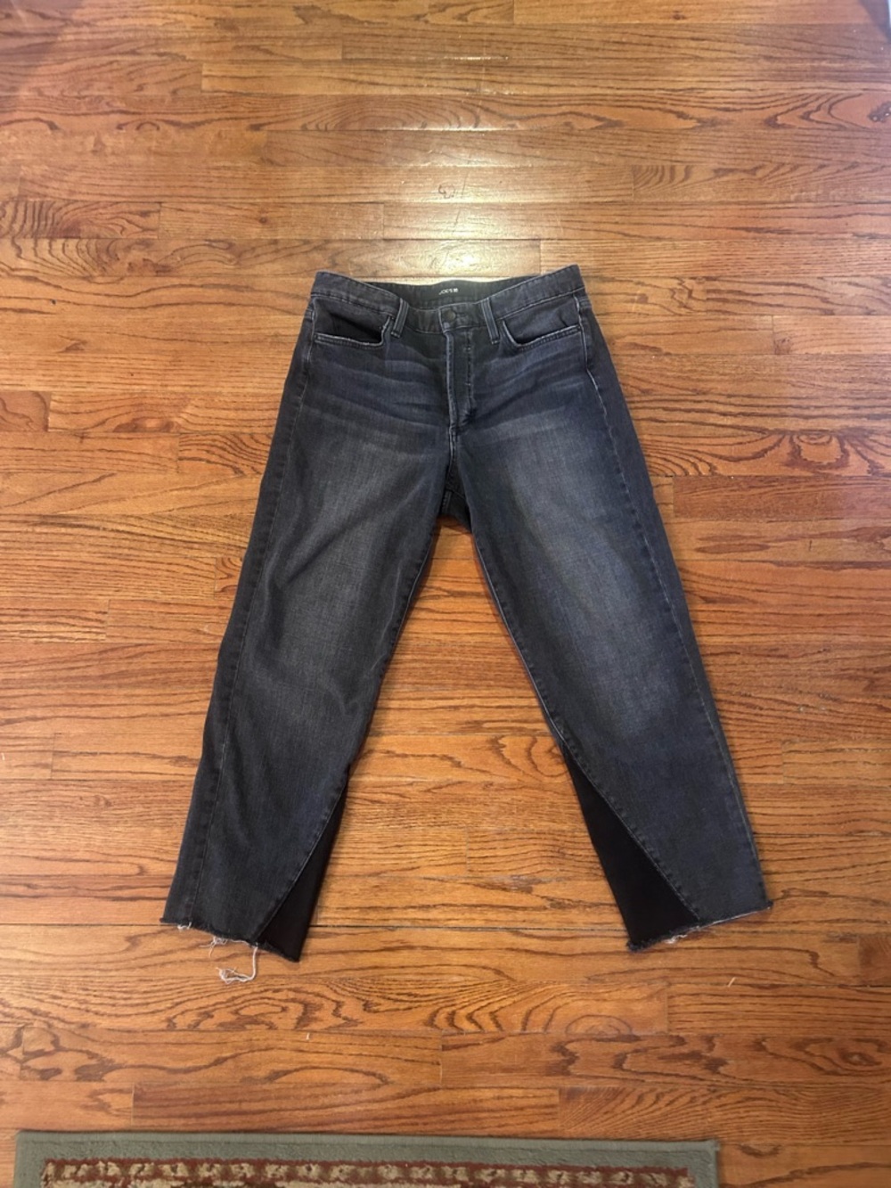 Joe's Jeans Blackwashed Ankle Crop Straight